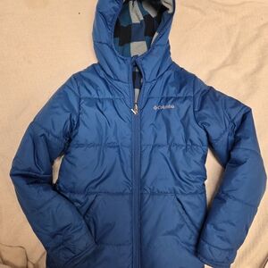 Columbia Vibrant Blue Puffer Jacket